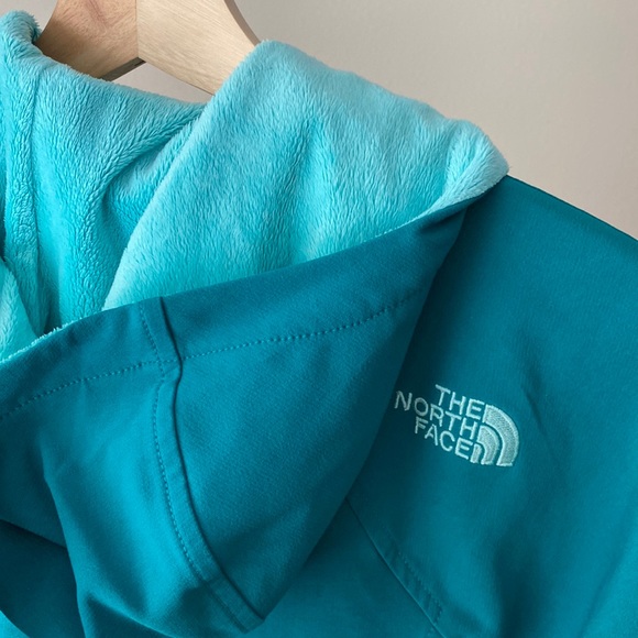 North Face Maddie Raschel Jacket Blue Turquoise (Size XS) - Picture 3 of 8